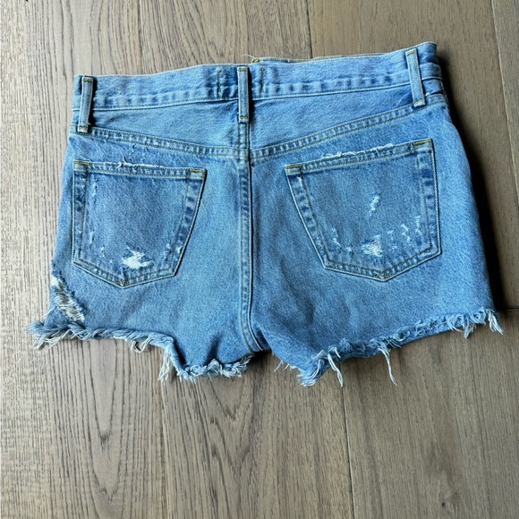 Agolde Parker Denim Shorts - Picture 2 of 5